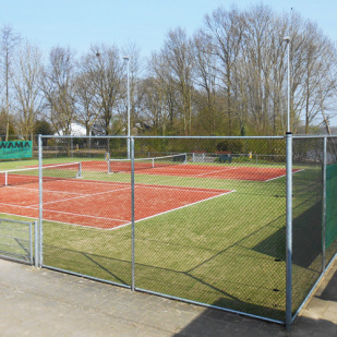 outdoor kunstgras tennisbaan